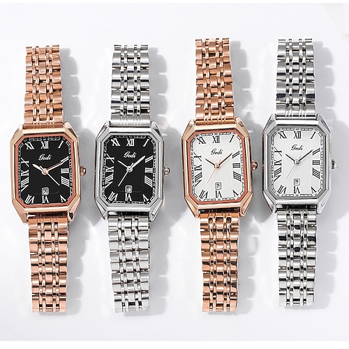 

Quartz Watch for Women Analog Quartz Stylish Minimalist Fashion Creative Stainless Steel Stainless Steel Creative / One Year