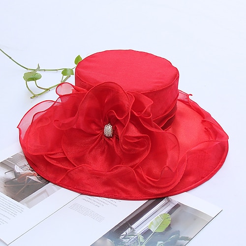 

Hats Fancy Plain Casual Holiday Elegant With Tulle Headpiece Headwear