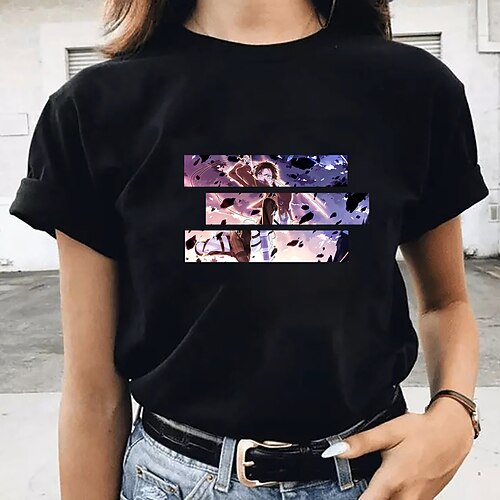 

Inspired by Attack on Titan Eren Yeager T-shirt Anime 100% Polyester Anime Classic Street Style T-shirt For Men's / Women's / Couple's