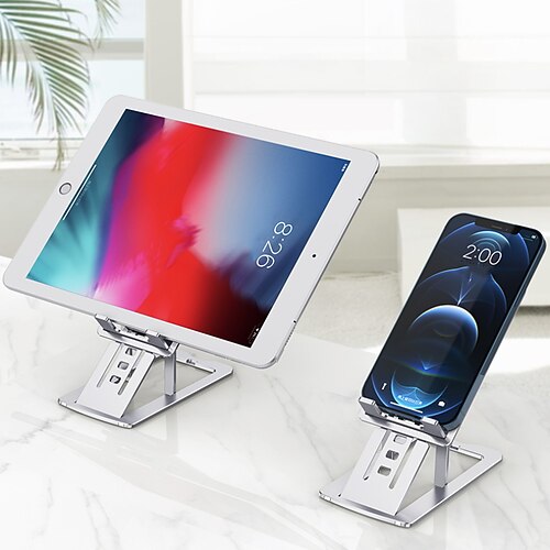 

Phone Stand Portable Foldable Adjustable Phone Holder for Desk Compatible with iPad All Mobile Phone Phone Accessory