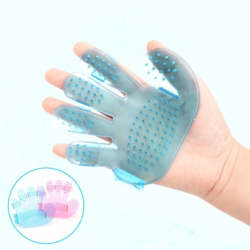 

2 pièces brosse à poils de chien massage transparent brosse à cinq doigts gants pour animaux de compagnie brosse de bain fournitures de bain pour chien fournitures pour animaux de compagnie