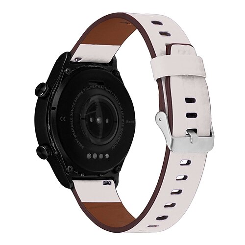 

1 pcs Smart Watch Band for Samsung Galaxy Watch 3 45mm, Watch 46mm Gear S3 Frontier, Gear S3 Classic 22mm PU Leather Smartwatch Strap Luxury Adjustable Breathable Leather Loop Replacement Wristband