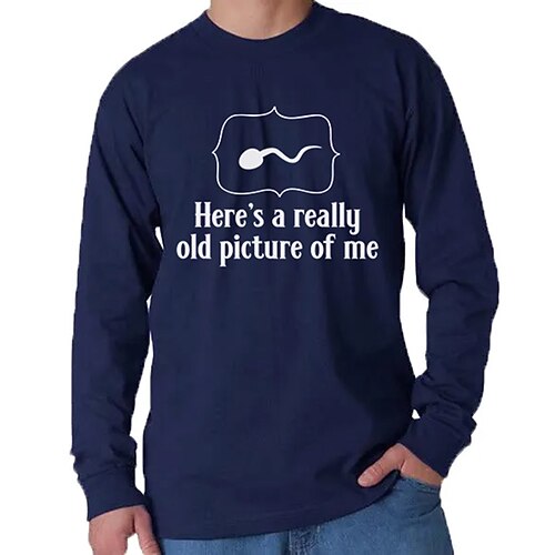 

Men's Unisex T shirt Tee Hot Stamping Frog Letter V Neck Street Casual Print Long Sleeve Tops Designer Simple Basic Casual Black Navy Blue