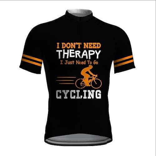 

21Grams Men's Cycling Jersey Short Sleeve Bike Jacket Tracksuit Jersey with 3 Rear Pockets Mountain Bike MTB Road Bike Cycling Cycling Breathable Quick Dry Reflective Strips Black Graphic Animal