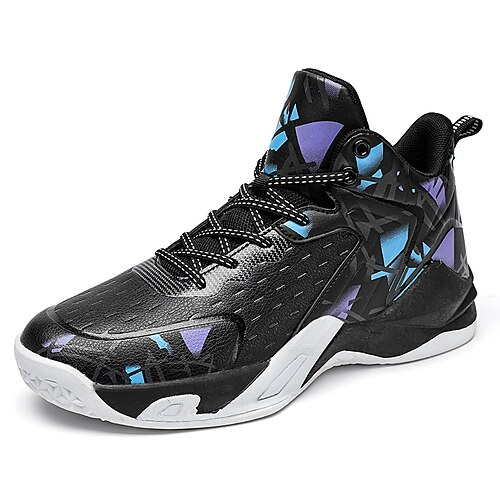 

Homme Chaussure de basket-ball Chaussures de confort Casual Athlétique Marche Polyuréthane Blanc et Violet Vert Noir bleu. Printemps