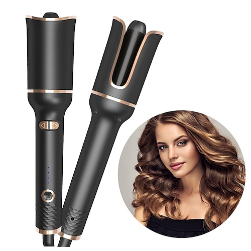 

Modelador de cabelo de cerâmica giratório automático Ferramenta de modelação de ferro de cabelo varinha de ondulação de ferro de cabelo varinha de ondulação de ar spin e curl modelador de cabelo waver