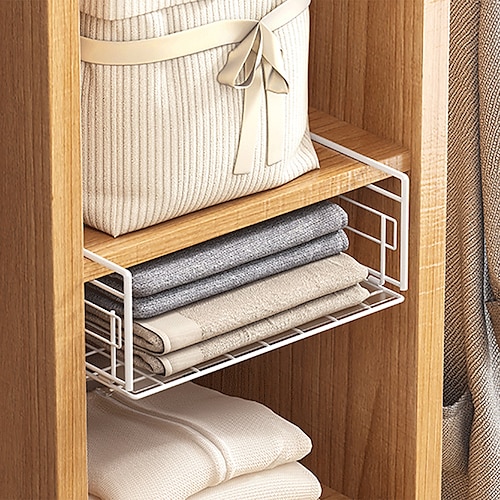 

Removable Cabinet Storage Modern Simple Kitchen Utensils Seasoning Basket Kitchen Clip Hanging Basket 1 Pc