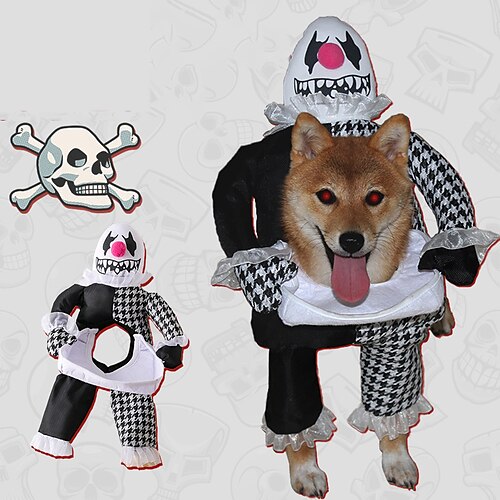 

Pet Halloween Transformation Costume Medium And Large Dogs And Cats Funny Costumes Role-playing Halloween Dog Clothes