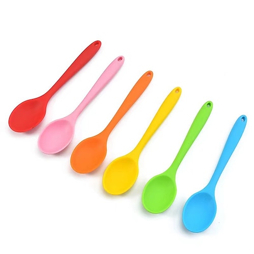 

Mini Silicone Cutlery Silicone Kitchenware Cooking Spoon Shovel Small Spoon Small More Seasoning Soup