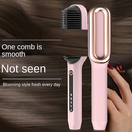 

Hair Straightener Heating Comb Professional Straightening Iron Hot Brush Straighteners New Arrivals