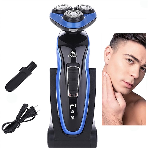 

Electric Shaver For Men 4D Electric Beard Trimmer Rechargeable Professional Hair Trimmer Hair Cutter Adult Razor For Men Accessorize With Nose Hair Trimmers