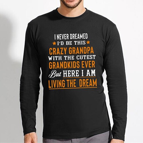 

Men's Unisex T shirt Tee Hot Stamping Letter V Neck Street Casual Print Long Sleeve Tops Designer Simple Basic Casual Black Navy Blue