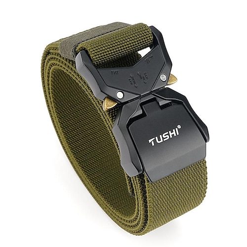 

Men's Military Tactical Belt Quick Release Heavy Duty with Metal Buckle for Work Hunting Military / Tactical Outdoor / Combat