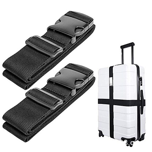 

Travel Luggage Safety Straps Backpack External Straps Packing Straps Luggage Straps Metal Buckles