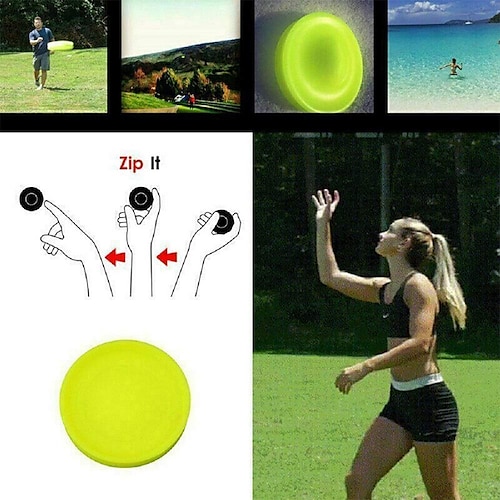 

5PC Mini Beach Flying Disk For Outdoor Sports Silicone Balance Disc Decompression Toys To Play Beach Entertainment Toys