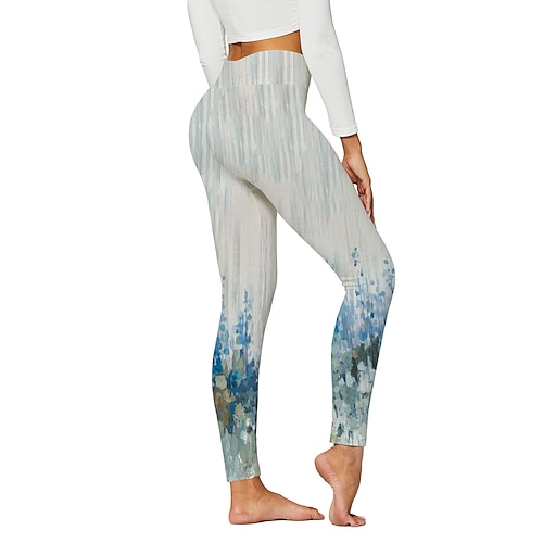 

Women's Leggings High Waist Workout Pants Bottoms Tummy Control Butt Lift Violet Rose Pink Blue Black Yoga Fitness Gym Workout Sports Activewear High Elasticity Athletic Athleisure Wear