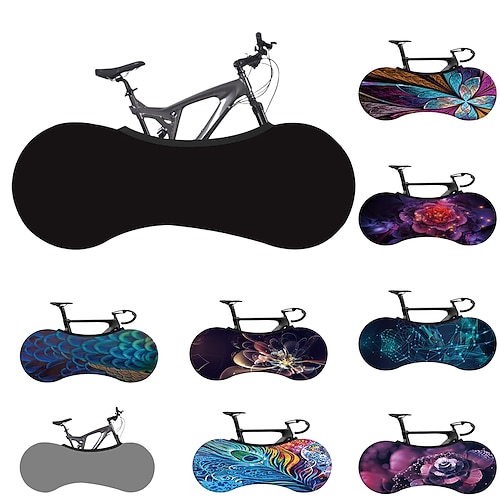 

cubierta de bicicleta de carretera cubierta de rueda de bicicleta cubierta de rueda de bicicleta elástica, antipolvo alto elástico exterior interior lavable protección de bicicleta bolsa de almacenamiento interior para mtb