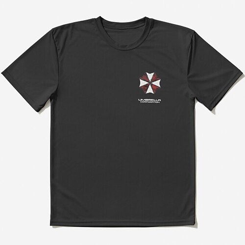 

Inspired by Resident Evil Umbrella Corporation T-shirt Cartoon 100% Polyester Anime Harajuku Graphic Kawaii T-shirt For Men's / Women's / Couple's