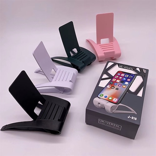 

Phone Stand Portable Lightweight Fully Foldable Phone Holder for Desk Selfies / Vlogging / Live Streaming Office Compatible with Tablet All Mobile Phone Phone Accessory