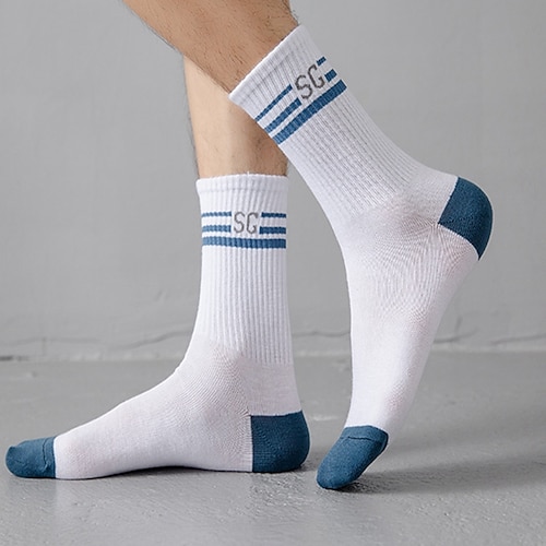 

Men's Crew Socks Daily Holiday Cotton Sporty Casual 1 Pair