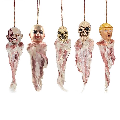 

Halloween Horror Props Hanging Ghost Haunted House Decoration Supplies Tricky Toys Scary Skeleton Pendant