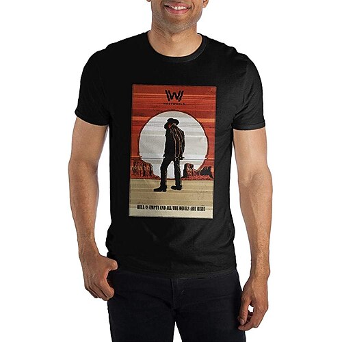 

Inspired by Westworld The Man In Black T-shirt TV Movie 100% Polyester Anime Classic Street Style T-shirt For Men's / Women's / Couple's