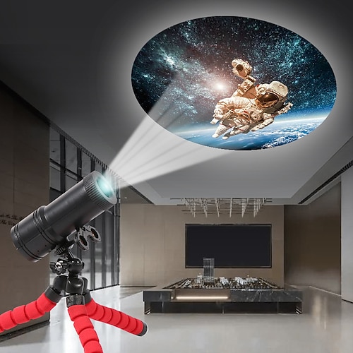 

Star Projector 2 In 1 Earth Moon Projection Lamp Galaxy Light Projector Background Atmosphere Night Light For Bedroom Decor