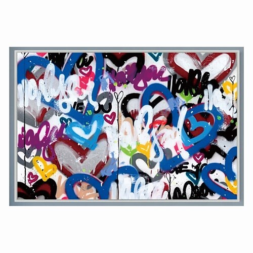 

Handmade Hand Painted Oil Painting Wall Street Pop Star Home Decoration Decor Rolled Canvas No Frame Unstretched