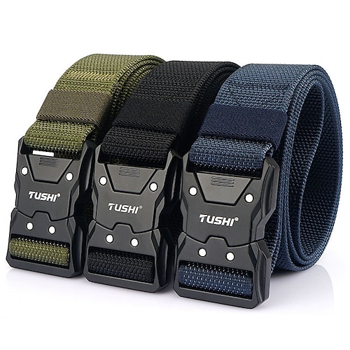 

Men's Military Tactical Belt Quick Release Heavy Duty with Metal Buckle for Work Hunting Military / Tactical Outdoor / Combat