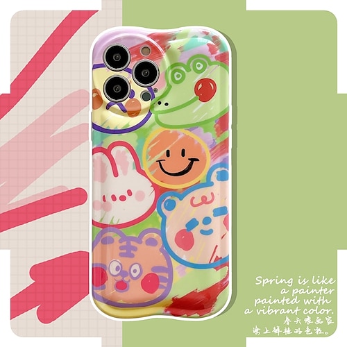 

Phone Case For Apple Back Cover Classic Series iPhone 14 Pro Max 14 Plus 13 12 11 Pro Max Mini X XR XS Bumper Frame Soft Edges Non-Yellowing Heart TPU PC