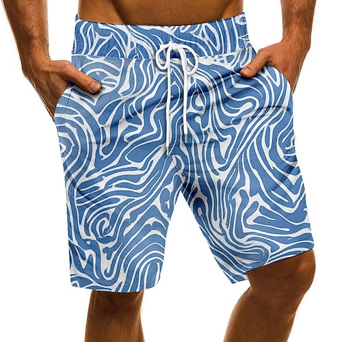 

Men's Swim Trunks Swim Shorts Quick Dry Board Shorts Bathing Suit with Pockets Drawstring Swimming Surfing Beach Water Sports Gradient Printed Spring Summer