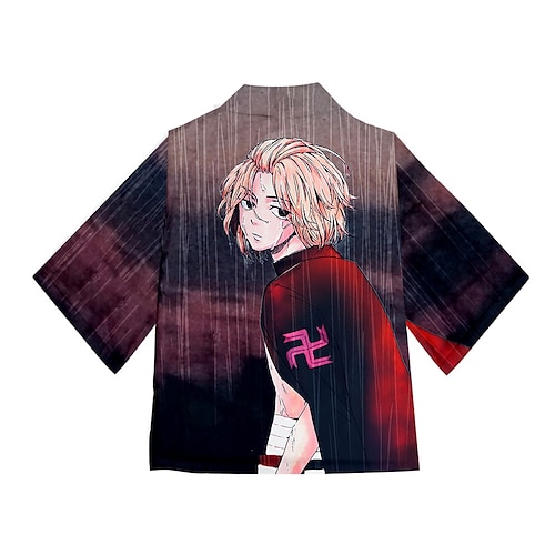 

Inspired by Tokyo Revengers Hanagaki Takemichi Anime Cartoon Polyster Anime Classic Street Style Top For Men's / Women's / Couple's