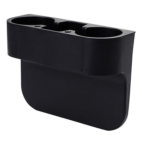 

Black ABS Mount Car Cup Holder Auto Interior Organizer Accessories Vehicle Seat Gap Cup Bottle Phone Drink Holder Stand Boxes