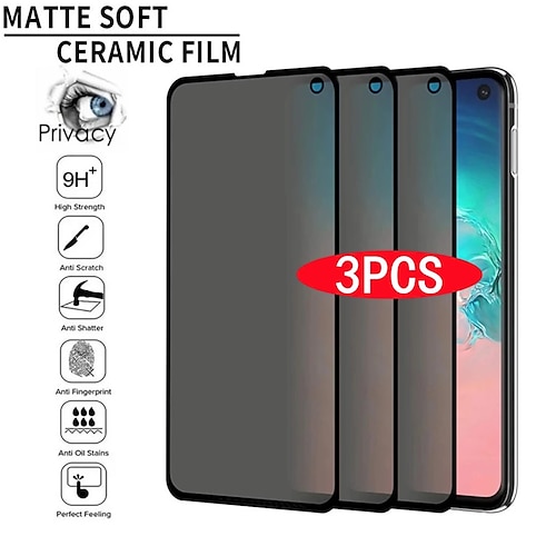 

[3 Pack] Phone Screen Protector For Samsung A32 A12 A51 A72 A52 A42 A21s Front Screen Protector Tempered Glass 9H Hardness Explosion Proof Scratch Proof Privacy Screen Protectors