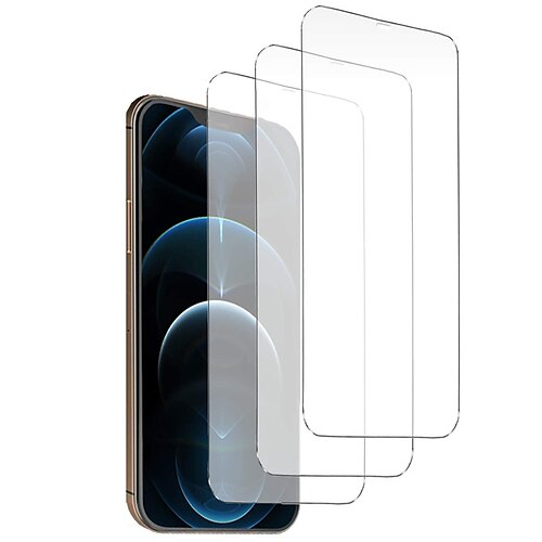 

[3 Pack] Phone Screen Protector For Apple iPhone 14 Pro Max 14 Plus 13 12 11 Pro Max Mini SE Tempered Glass High Definition (HD) 9H Hardness Scratch Proof Phone Accessory