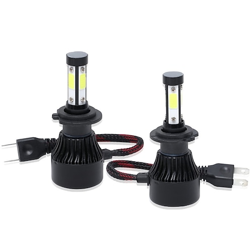 

Infitary 4 Sides LED Headlights For Car H11 H4 H7 9004 9005 H13 6500K White Bulbs Auto Headlamps 12V Kits 360