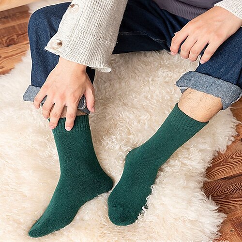 

Men's Crew Socks Daily Holiday Cotton Sporty Casual 1 Pair