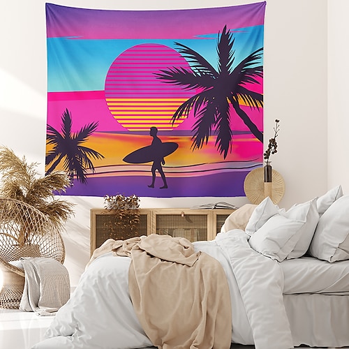 

Abstract Summer Beach Landscape Print Tapestry 1 Piece