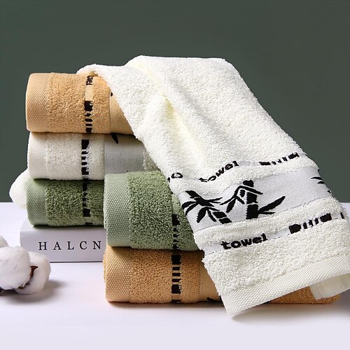 

1PC Bamboo Fiber Towel Machine Washable Super Soft Highly Absorbent Quick Dry For Bathroom Hotel Spa