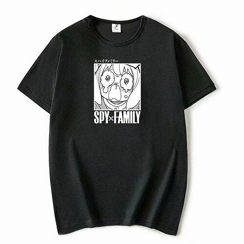 

Inspired by SPY×FAMILY Anya Forger T-shirt Anime 100% Polyester Anime Harajuku Graphic Kawaii T-shirt For Men's / Women's / Couple's