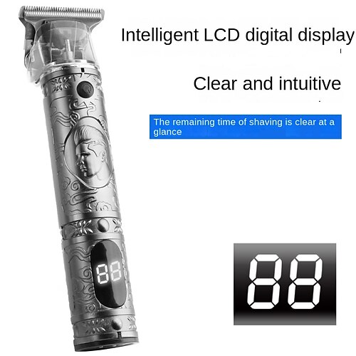 

Vintage t9 Hair Trimmer Machine Cordless Hair Cutter Finishing Machine Beard Clipper Hair For Men Electric Shaver USB Sale
