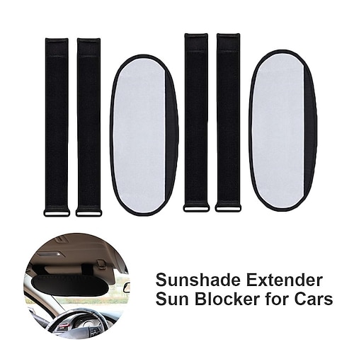 

Car Sun Protector Anti-Glare Anti-Da zzle Vehicle Visor Sunshade Extender Sun Blocker For Cars Vans Trucks Windshield Sunshade