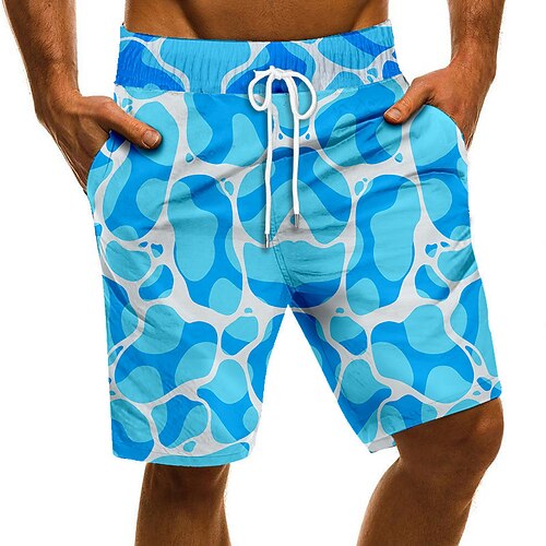 

Men's Swim Trunks Swim Shorts Quick Dry Board Shorts Bathing Suit with Pockets Drawstring Swimming Surfing Beach Water Sports Printed Spring Summer