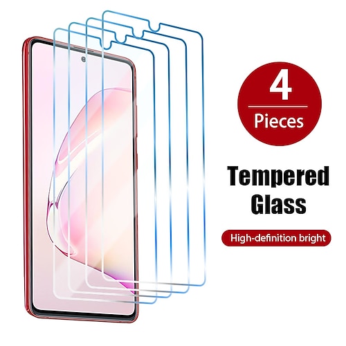 

[4 Pack] Phone Screen Protector For Samsung A53 A32 A12 A51 A72 A52 A42 Tempered Glass High Definition (HD) 9H Hardness Explosion Proof Privacy Screen Protectors Scratch Proof Anti-Fingerprint Phone