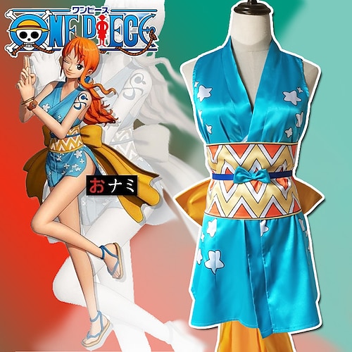 

Inspired by One Piece Nami Anime Cosplay Costumes Japanese Cosplay Suits Costume For Women's