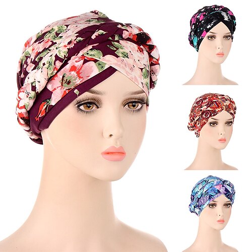 

Women's Turban Home Daily Flower / Plants Polyester Sweet 1 pcs