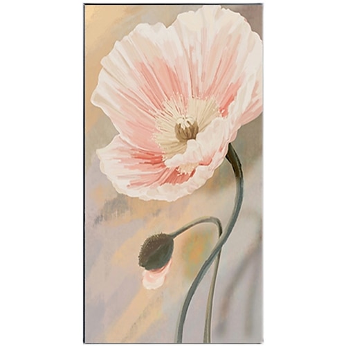 

Handmade Hand Painted Oil Painting Wall Art Abstract Pink Flower Home Decoration Decor Rolled Canvas No Frame Unstretched