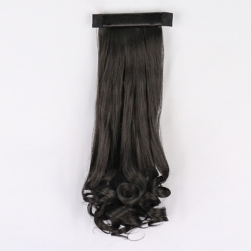 

Clip In / On / Cross Type / Drawstring Ponytails Classic / Women / Easy dressing Synthetic Hair Hair Piece Hair Extension Curly / Straight 16 inch Daily / Evening Party / Valentine's Day