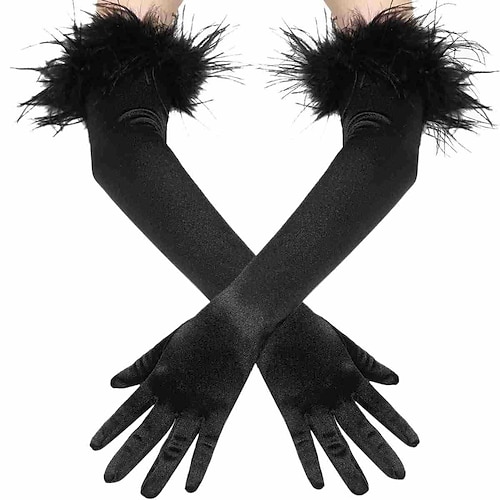 

Audrey Hepburn The Great Gatsby 1950s Roaring 20s 1920s Gloves Women's Costume Vintage Cosplay Party / Evening Gloves Masquerade / Satin / Satin