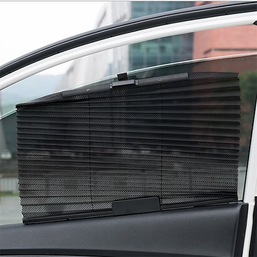 

1 Pcs Car Curtain Retractable Breathable Automobile Auto Side Window Blinds Sunshade Cover Black Gray Beige